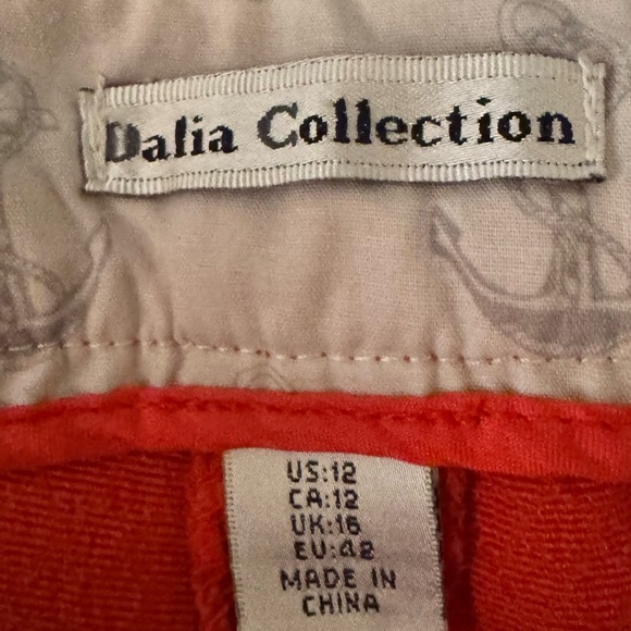 Dalia CollectionBright Red Textured Pencil Skirt - Picture 3 of 3